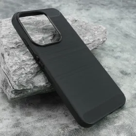 Silikonska futrola - maska BRUSHED za Xiaomi Redmi 15C 4G 173mm (EU)/Redmi 15C 5G 173mm crna (MS).