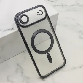 Futrola - maska CAMERA PROTECT MAGSAFE za iPhone AIR (6.6) crna (MS).