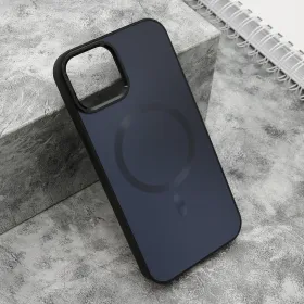 Futrola - maska COLOR METAL MagSafe za iPhone 13 (6.1) plava (MS).