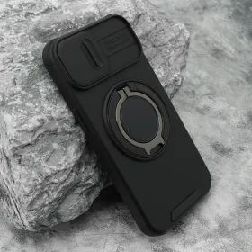 Futrola - maska DEFENDER CAMSHIELD za iPhone 13 (6.1) crna (MS).