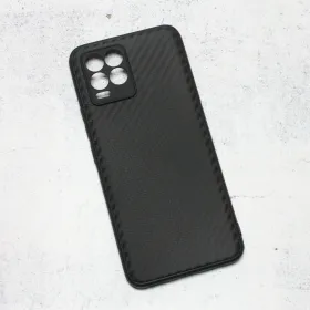 Futrola - maska Carbon fiber za Realme 8 4G/8 Pro crna.