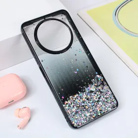 Futrola - maska Frame Glitter za Xiaomi Redmi A3 crna.