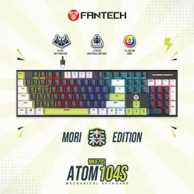 Tastatura Mehanicka Gaming Fantech MK878S RGB Atom 104S Mori plava (Blue switch).