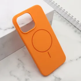 Futrola - maska FLEX MagSafe za iPhone 15 Pro Max (6.7) narandzasta (MS).
