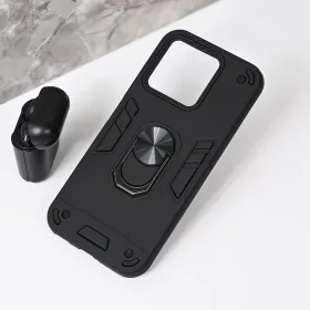 Futrola - maska Hard Ring za Huawei Honor X8c crna.