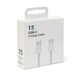 USB Data kabl iPhone 15 Type c na Type c beli 1m.