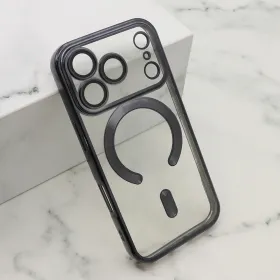 Futrola - maska CAMERA PROTECT MAGSAFE za iPhone 17 Pro (6.3) crna (MS).