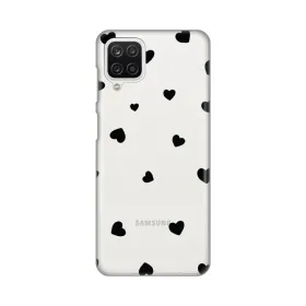 Silikonska futrola - maska print Skin za Samsung A125F Galaxy A12 Hearts.