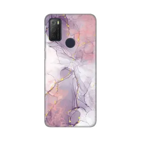 Silikonska futrola - maska print za Alcatel 1S (2021)/3L (2021)/A1 Alpha 21 Pink Marble.