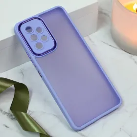 Futrola - maska Shining Camera za Samsung A536 Galaxy A53 5G ljubicasta.