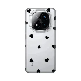 Silikonska futrola - maska print Skin za Xiaomi Redmi Note 14 Pro Plus 5G Hearts.