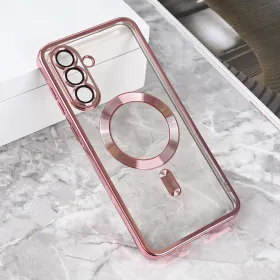 Futrola - maska Magsafe Lux za Samsung A566 Galaxy A56 5G roze.