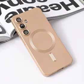 Futrola - maska Magsafe Chrome za Samsung S931 Galaxy S25 zlatna.