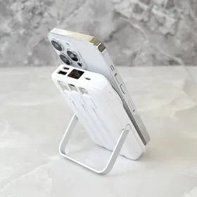 Power bank prenosiva baterija Magsafe Oxpower PD W102 10000mAh bela.