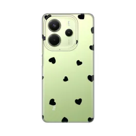 Silikonska futrola - maska print Skin za Xiaomi Redmi Note 14 4G (SRB) Hearts.