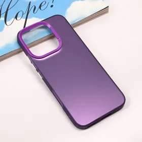 Futrola - maska Clear za Huawei Honor 400 Lite ljubicasta.