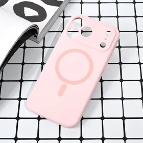 Futrola - maska Magsafe Pure color za iPhone 17 Pro Max 6.9 roze.