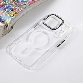 Futrola - maska Magsafe Color Pop za iPhone 17 Pro 6.3 bela.