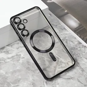 Futrola - maska Magsafe Lux za Samsung S731B Galaxy S25 FE crna.