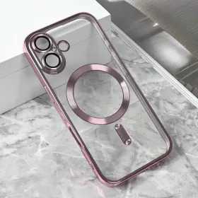 Futrola - maska Magsafe Lux za iPhone 17 6.3 roze.