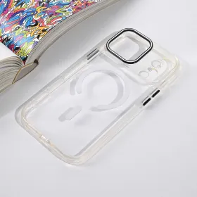 Futrola - maska Magsafe Color Pop za iPhone 17 Pro Max 6.9 bela.