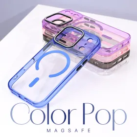 Futrola - maska Magsafe Color Pop za iPhone 17 Pro Max 6.9 narandzasta.