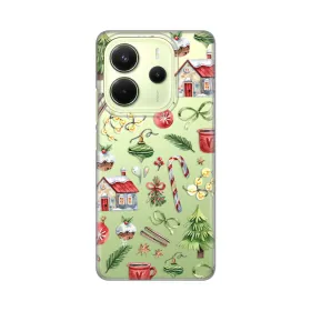 Silikonska futrola - maska print Skin za Xiaomi Redmi Note 14 4G (SRB) Winter Spirit.