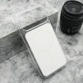 Futrola - maska AMBER MagSafe za iPhone 17 Pro Max (6.9) bela (MS).