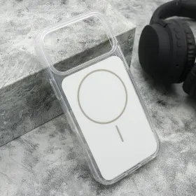 Futrola - maska AMBER SHINE MagSafe za iPhone 17 Pro Max (6.9) bela (MS).