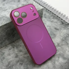 Futrola - maska COLOR METAL MagSafe II za iPhone 17 Pro Max (6.9) roze (MS).