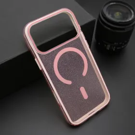 Futrola - maska CRYSTAL MagSafe za iPhone 17 Pro Max (6.9) roze (MS).