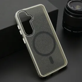 Futrola - maska CRYSTAL MagSafe za Samsung S931 Galaxy S25 5G crna (MS).