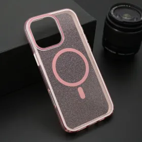 Futrola - maska CRYSTAL MagSafe za iPhone 16 Pro Max (6.9) roze (MS).