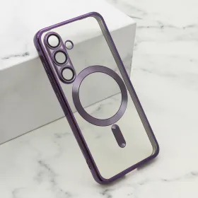 Futrola - maska CAMERA PROTECT MAGSAFE za Samsung S931 Galaxy S25 5G ljubicasta (MS).