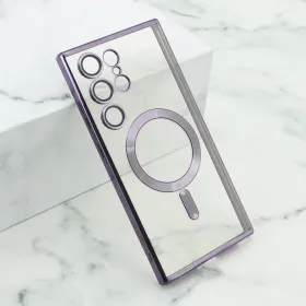 Futrola - maska CAMERA PROTECT MagSafe za Samsung S928 Galaxy S24 Ultra 5G ljubicasta (MS).