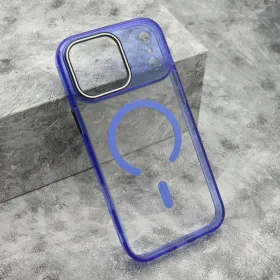 Futrola - maska COLOR RING MagSafe za iPhone 17 Pro Max (6.9) plava (MS).