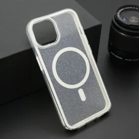 Futrola - maska CRYSTAL MagSafe za iPhone 13 (6.1) bela (MS).