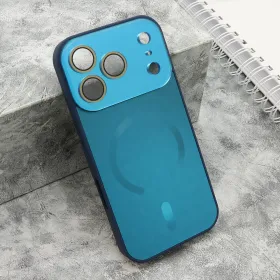 Futrola - maska COLOR METAL Magsafe za iPhone 17 Pro (6.3) plava (MS).