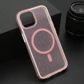 Futrola - maska CRYSTAL MagSafe za iPhone 13 (6.1) roze (MS).