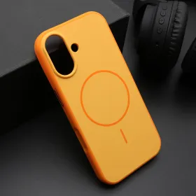 Futrola - maska CHROME MagSafe za iPhone 17 (6.3) narandzasta (MS).