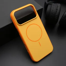 Futrola - maska CHROME MagSafe za iPhone 17 Pro Max (6.9) narandzasta (MS).