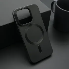 Futrola - maska ELEGANT MAGSAFE za iPhone 15 Pro (6.1) crna (MS).