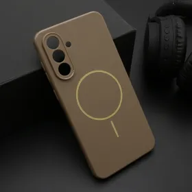 Futrola - maska JELLY MagSafe za Samsung A566 Galaxy A56 5G tamno zlatna (MS).