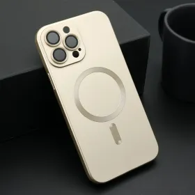 Futrola - maska ELEGANT MAGSAFE za iPhone 13 Pro Max (6.7) zlatna (MS).