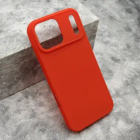 Futrola - maska GENTLE COLOR za iPhone 17 Pro Max (6.9) crvena (MS).