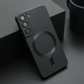 Futrola - maska ELEGANT MAGSAFE za Samsung Galaxy S22 5G crna (MS).