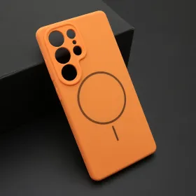 Futrola - maska MagSafe TOUCH za Samsung S938 Galaxy S25 Ultra 5G narandzasta (MS).