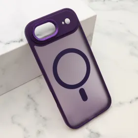 Futrola - maska SILKY MagSafe II za iPhone AIR (6.6) ljubicasta (MS).