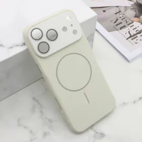 Futrola - maska PASTEL DREAMS MagSafe za iPhone 17 Pro Max (6.9) bela (MS).