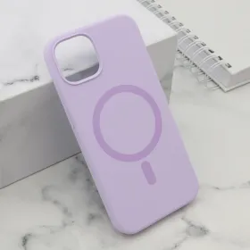 Futrola - maska PURE MagSafe za iPhone 14 (6.1) ljubicasta (MS).